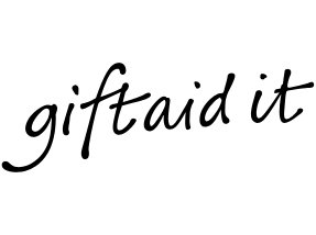 Text saying 'gift aid it'