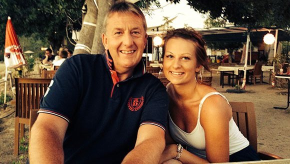 Sarahs Riley and her dad