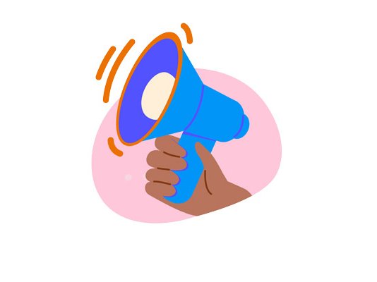 An illustration of a megaphone