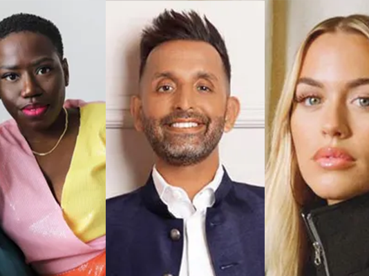 Portraits of Candace Brathwait, Dr Amir Khan and Lottie Tomlinson