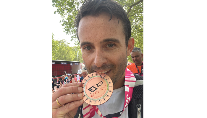 Joe-Allen-after-completing-the-London-Marathon-run