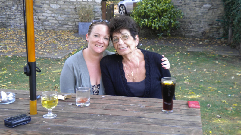 Helen and her mum
